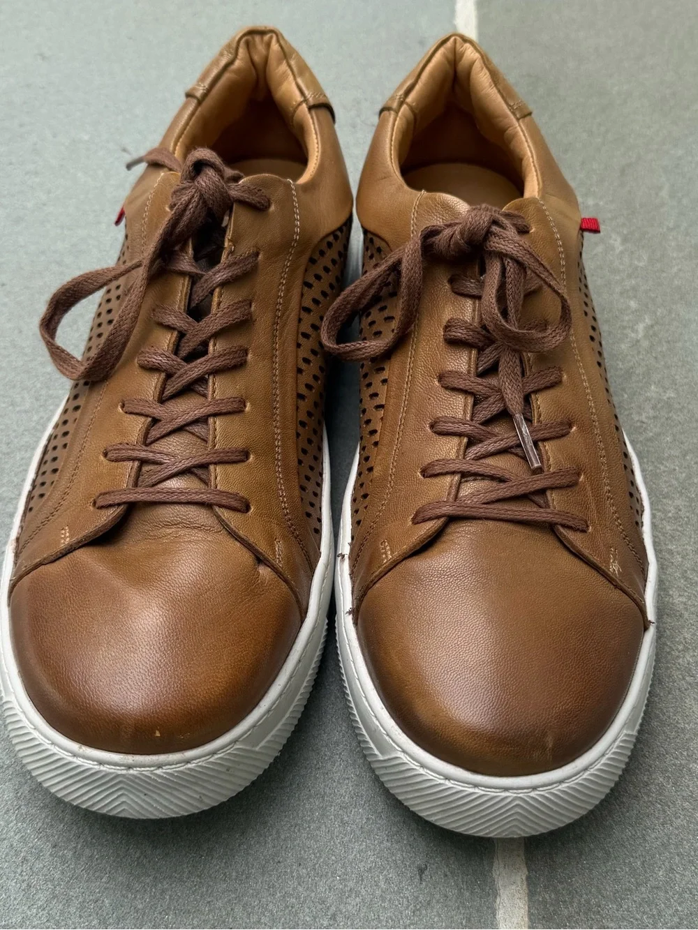 MARC JOSEPH NY Mens Leather Brazil Brown Men's Shoes - Size 10